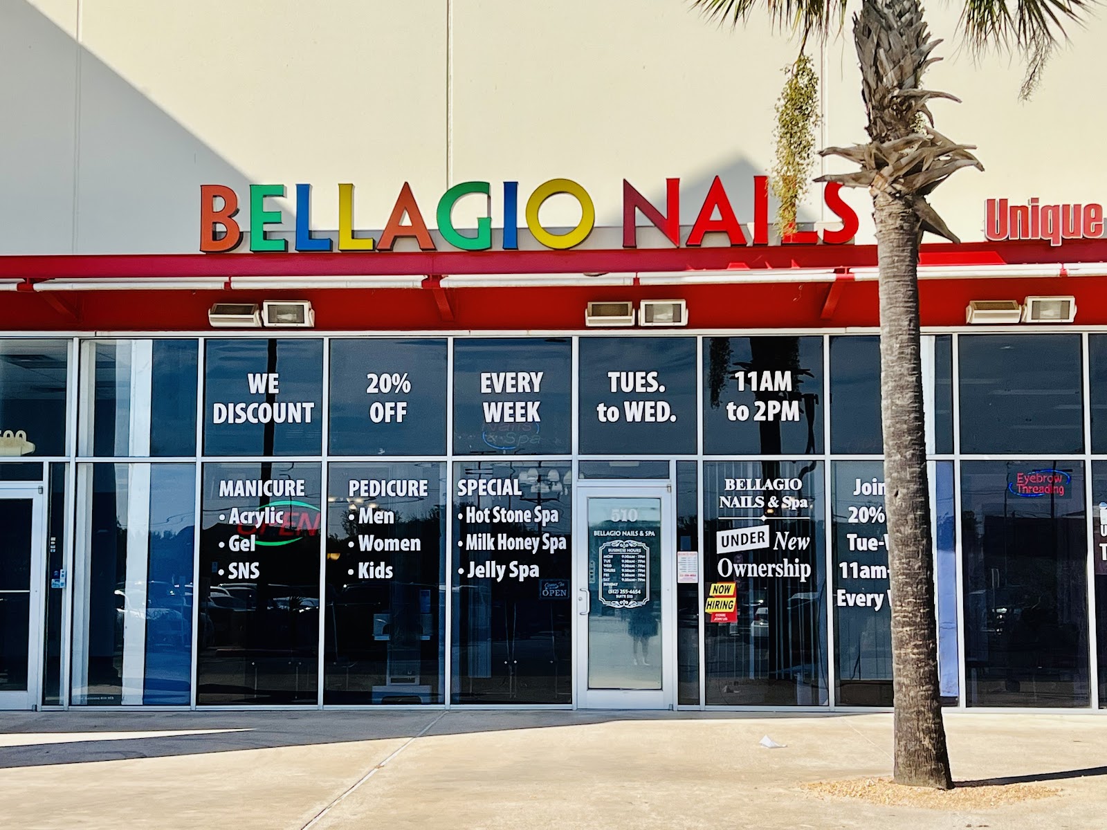 Bellagio Nails & Spa nail work in Round Rock, Texas